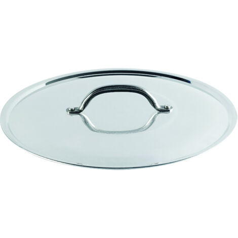 Coperchio tondo in alluminio per pentola/padella - Ø36 cm
