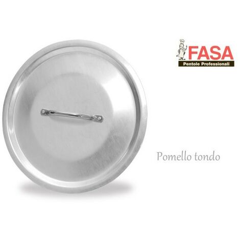 Coperchio Tondo Piano Alluminio 20 cm FASA