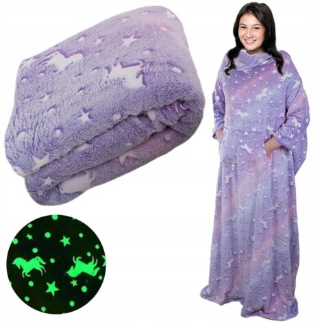 Coperta con maniche 150x200 viola luminoso (40) GABB