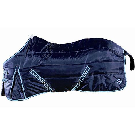 Coperta da box per pony imbottita 250g e tessuto esterno 420 denari: 110 cm, Blu (09)