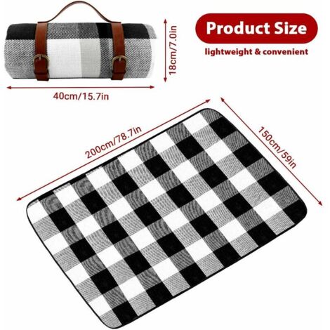 Coperta da picnic, tappetino da picnic, coperta da picnic 150x200 cm, coperta da spiaggia anti-sabbia, grande tappetino da spiaggia pieghevole, portatile e impermeabile