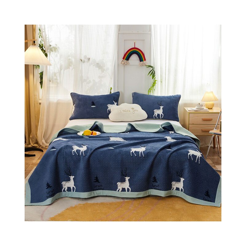 Coperta di flanella in pile delicato sulla pelle