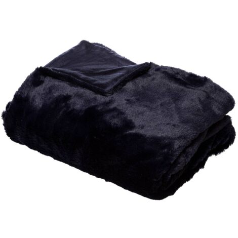 Coperta effetto pelliccia blu notte 125x150cm - Feeric lights & christmas