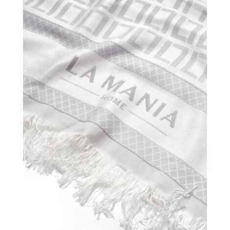 Coperta grigio chiaro Mono Mania