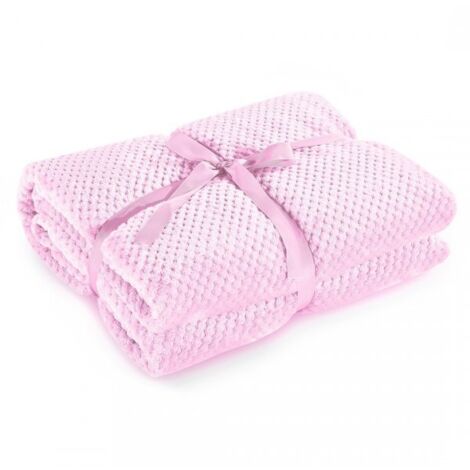 Coperta Henry 220x240 rosa cipria double face