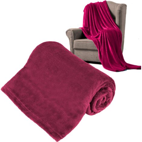 Coperta in pile Teesa, spessa e calda, 150x200