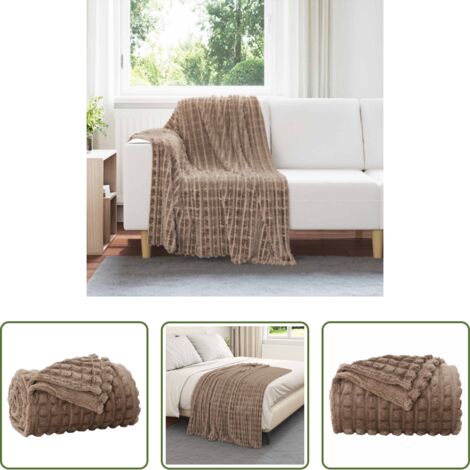 Coperta morbida - Coperta Cammello 150 x 130 cm Panno