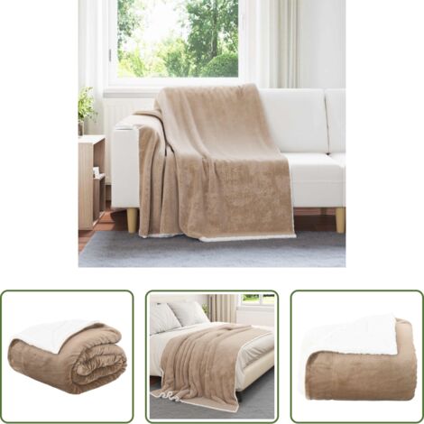 Coperta morbida - Coperta Cammello 150 x 200 cm Panno