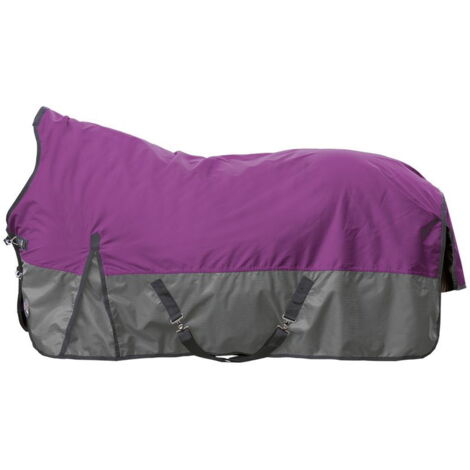 Coperta paddock nuca Pittsburgh 600D im. 300g: 165 cm, viola chiaro e viola scuro