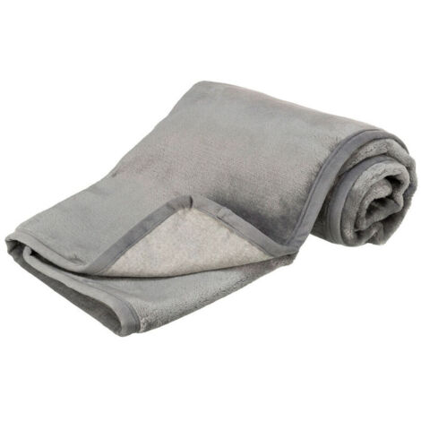 Coperta per Animali Domestici Trixie Levy Grigio Poliestere Stoffa 140 × 90 CM