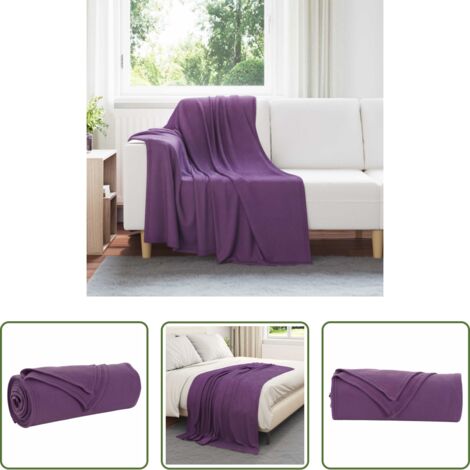 Coperta per letto -  Coperta Viola 170 x 130 cm Panno