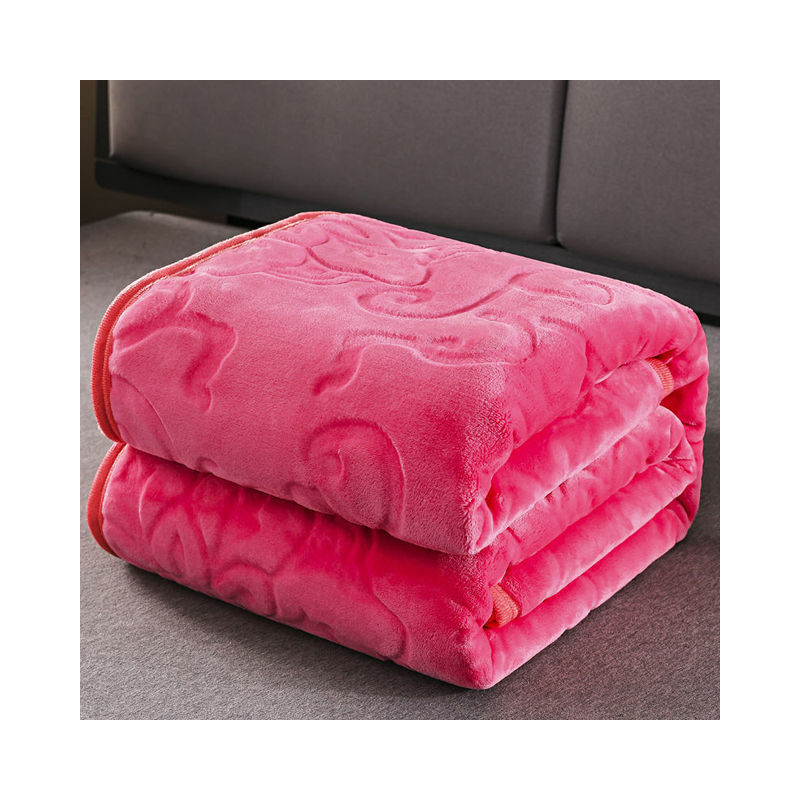 Coperta pesata in pile di visone invernale a