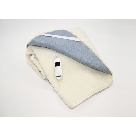 Coperta Riscaldante Per Letto Caldo Termocoperta Riscaldata Dormicaldo Panna, misuraPiazza E MezzacolorePanna