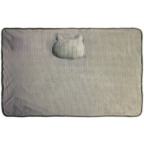 Coperta riscaldante USB per ginocchia (11572 cm) Scaldapiedi riscaldato in flanella Scaldacorpo Sciarpa Coperta elettrica (grigia)
