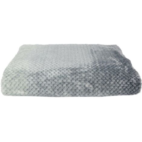COPERTA SOFFICE Grigio miele 150x200 cm MORBIDA  PLED
