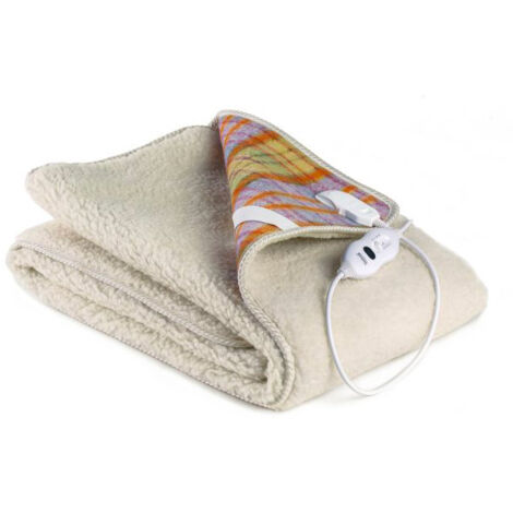 Coperta Termica Elettrica 1 Piazza e Mezzo in Lana 100% Scaldaletto Plus Scozzese