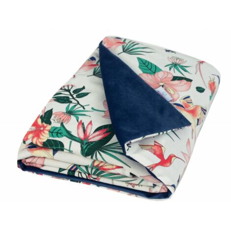 Coperta VELLUTO 75x100, raso di cotone. + velluto