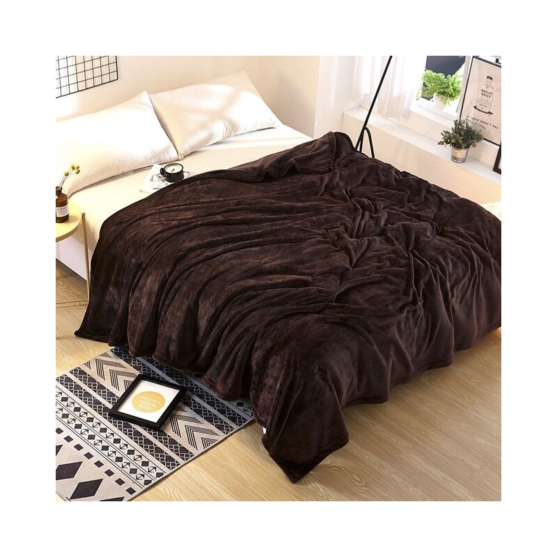 Coperte di flanella spesse calde morbide per letti...