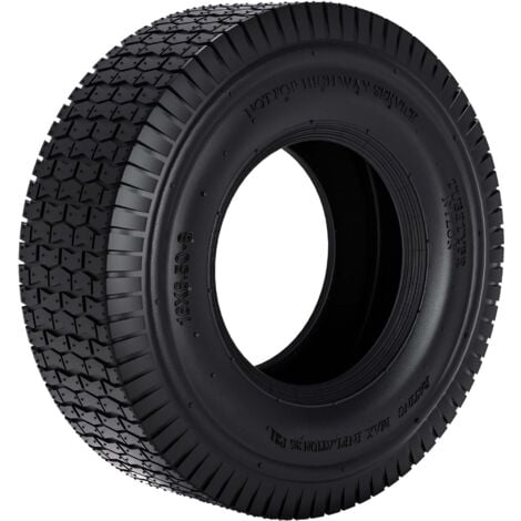 WILTEC Copertone per ruote di rasaerba, trattorini, carrelli da giardino 16x6.50-8 4PR Gomma per pneumatico