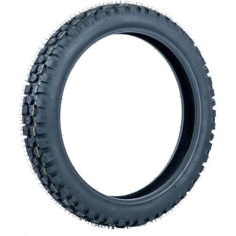 ECOVELO COPERTONE PNEUMATICO 4.10-18 59P POSTERIORE + CAMERA D’ARIA CON VALVOLA TR4 MOTO CROSS ENDURO GOMMA GOODTIRE RINFORZATO TASSELLATO TACCHETTATO