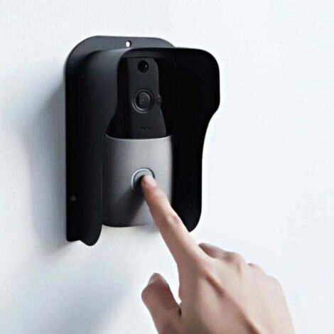 Copertura antipioggia per campanello da esterno, copertura antipioggia, acciaio inossidabile resistente, adatta per prese esterne, campanello Ring, campanello da esterno wireless Techole, TRIMEC