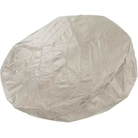 Copertura antipolvere per mobili da esterno Copertura per vasca rotonda 190 Taffetà in poliestere argento per vasca idromassaggio impermeabile 210x30 cm Beige