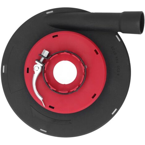 Copertura antipolvere per smerigliatrice piana Fockety, copertura antipolvere per smerigliatrice angolare da 9 pollici, tazza diamantata da 230 mm, cappuccio di levigatura piana, filtrazione efficient