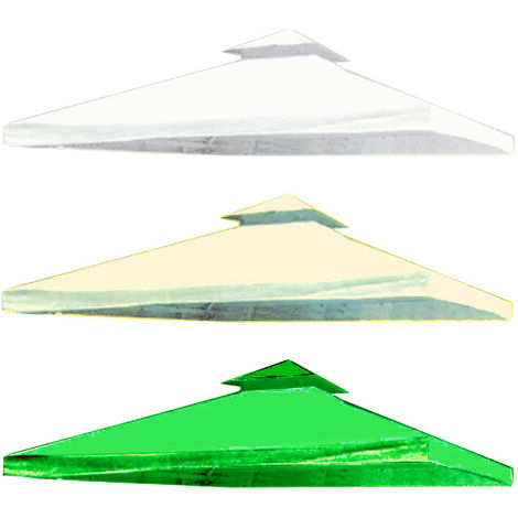 Copertura antivento per gazebo - mt.3x3xcm.20h. - colore verde