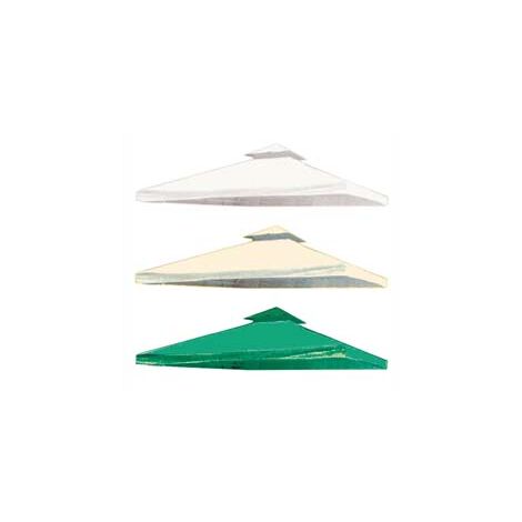 COPERTURA ANTIVENTO PER GAZEBO  mt.3x3xcm.20h.  colore verde    VETTE