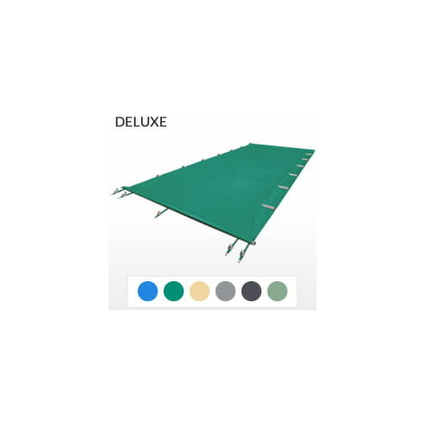 Copertura barre 4 stagioni DELUXE 580gmq per piscina rettangolare 9x4m