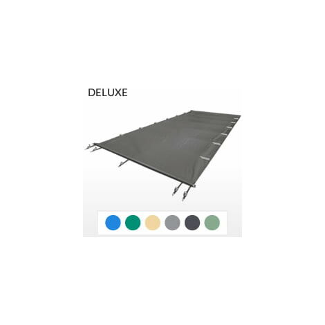 Copertura barre 4 stagioni DELUXE 580gmq - piscina RETTANGOLARE 12x5m