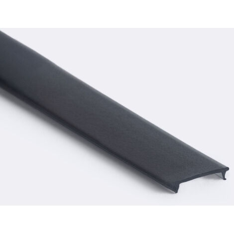 Copertura da 10 metri per profilo in alluminio compatibile con rif. 129031 Nero traslucido