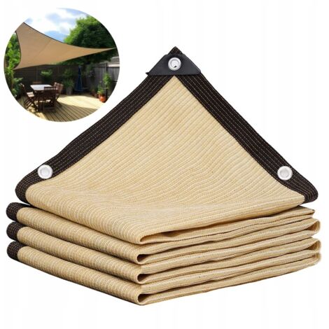 COPERTURA DA GIARDINO OMBRA 85-90% con MAGLIA 3x3 CREMA Rinforzata