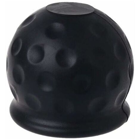 Copertura della sfera di aggancio, nera, 1 pezzo, copertura della sfera per gancio di traino, tappo di protezione della sfera di aggancio, copertura in gomma del gancio