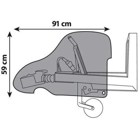 Copertura di protezione per giunti dei carrelli e roulotte