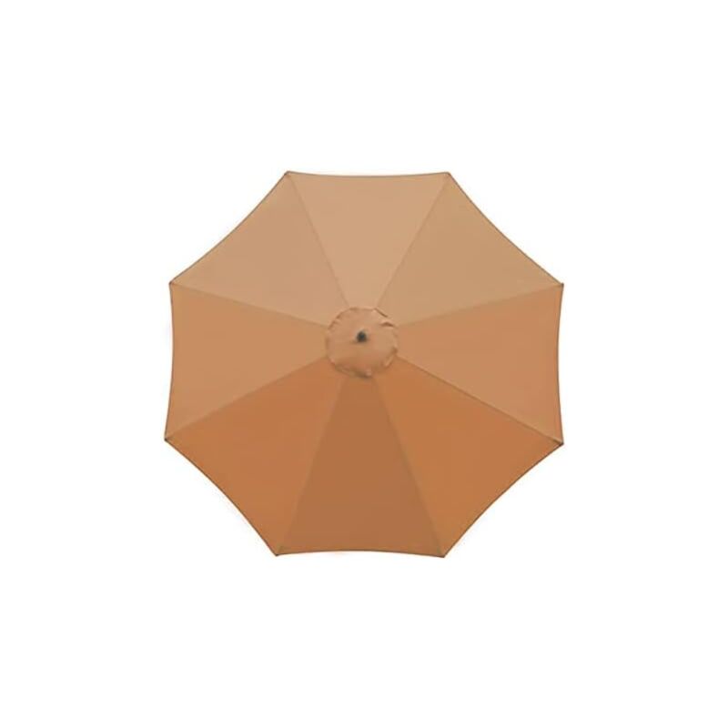 Aiperq - Funda de repuesto para sombrilla 8 varillas 3M Tela de repuesto resistente al agua y a los rayos uv - Caqui