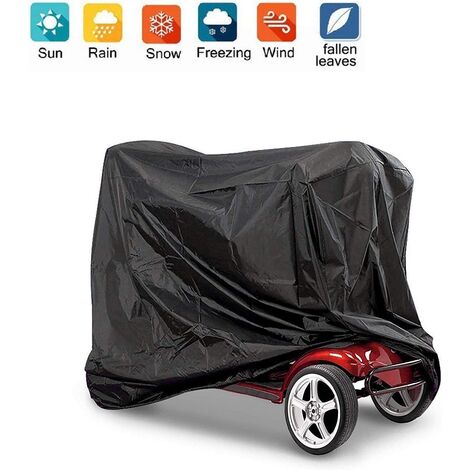 Copertura impermeabile per scooter elettrico nero 140 66 91 cm