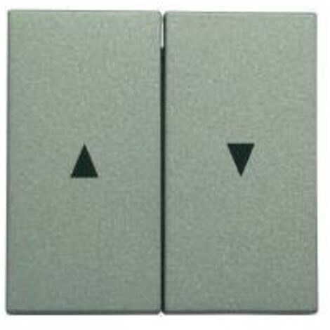 Copertura interruttore Gira 029426 alluminio 2 coperture