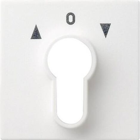 Copertura interruttore Gira 066403 bianco lucido 8,2x9 cm