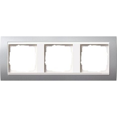 Copertura interruttore Gira 213326 alluminio 3 porte