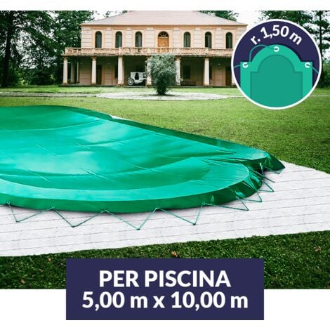 CUSCINO GONFIABILE ANTIRISTAGNO PER PISCINE L. 3MT