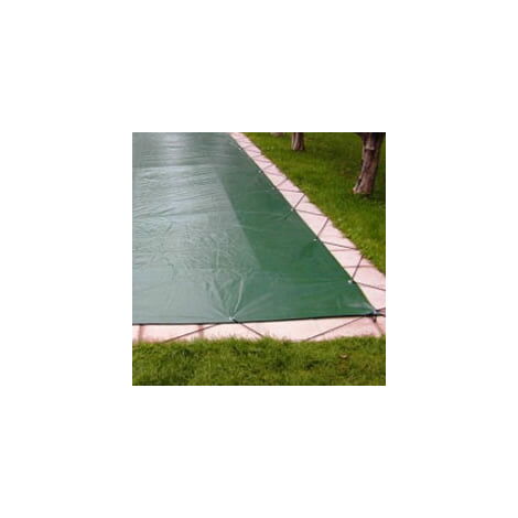Copertura invernale occhielli+cavo - piscina RETTANGOLARE 10x5m-210gmq