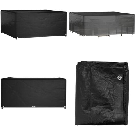 Copertura Mobili da Giardino 16 Occhielli 300x300x75cm Quadrata - Protezione per mobili da esterno - Telo protettivo per rattan