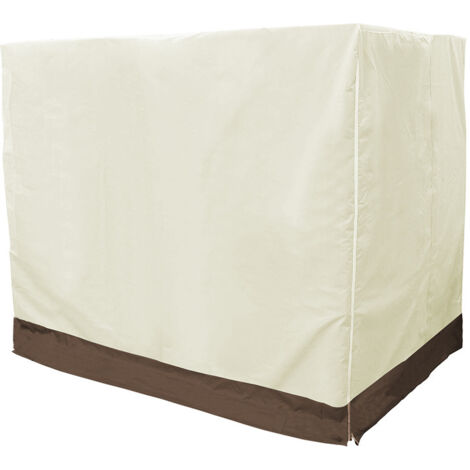 Copertura per altalena da giardino, copertura per altalena impermeabile Oxford 420D Copertura protettiva anti-UV Protezione per altalena, 220x125x170 cm