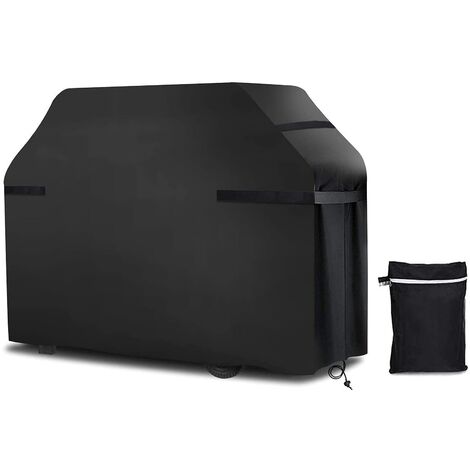 DRILLPRO Copertura per barbecue 152x71x111 cm Copertura per barbecue 420D Protezione antipioggia per esterni LBTN