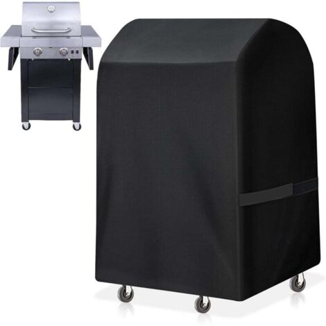 Copertura per barbecue da esterno, 7761110cm Copertura universale impermeabile per barbecue, copertura per barbecue 420D resistente, nera