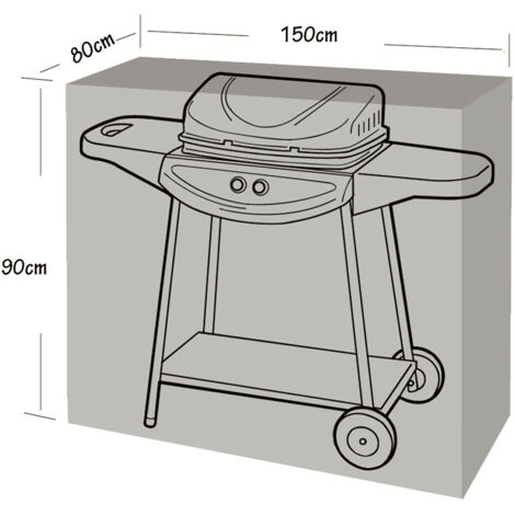 Copertura per barbecue e plancha  150x80x90cm  WERKA PRO
