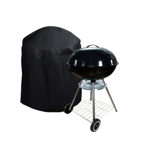 Copertura per barbecue Oxford impermeabile, antivento, resistente ai raggi UV, antistrappo, rotonda, 27,5 x 27,5 cm