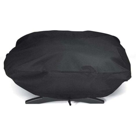 Copertura per barbecue Weber 7110 serie Q1000 - Copertura protettiva antipolvere e impermeabile - Antivento, resistente ai raggi UV e agli strappi - Accessorio per grigliate 67,1 x 44 x 32 cm
