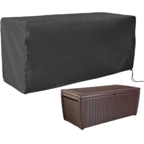 Copertura per box da giardino in tessuto Oxford 210D, impermeabile e antistrappo con coulisse, protezione UV e dalle intemperie per box